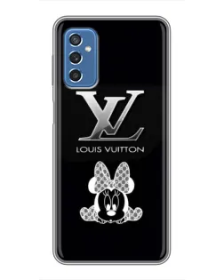 Чехол для Samsung Galaxy M52 с картинкой «LV и Минни Маус»