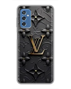 Чехол для Samsung Galaxy M52 с картинкой «Кожаная текстура LV»