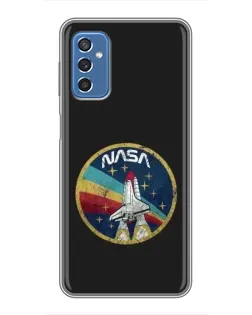 Чехол для Samsung Galaxy M52 с картинкой «NASA — эмблема миссии» Чехол для Samsung Galaxy M52 с картинкой «NASA — эмблема миссии»