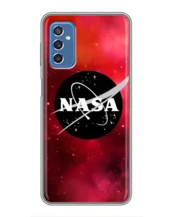 Чехол для Samsung Galaxy M52 с картинкой «NASA — красная туманность»