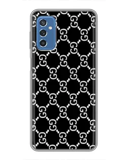 Чехол для Samsung Galaxy M52 с картинкой «Gucci — сетчатый паттерн» Чехол для Samsung Galaxy M52 с картинкой «Gucci — сетчатый паттерн»