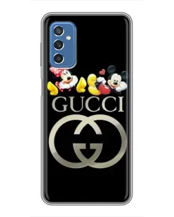 Чехол для Samsung Galaxy M52 с картинкой «Gucci — герои Disney»