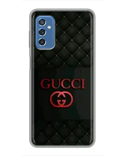 Чехол для Samsung Galaxy M52 с картинкой «Gucci — стеганый черный»