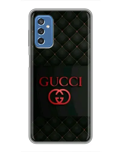 Чехол для Samsung Galaxy M52 с картинкой «Gucci — стеганый черный»