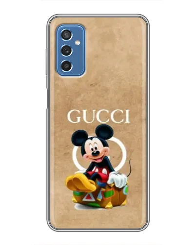 Чехол для Samsung Galaxy M52 с картинкой «Микки Маус Gucci — крафт»