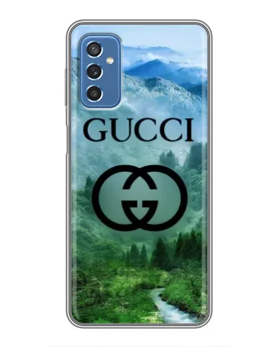 Чехол для Samsung Galaxy M52 с картинкой «Gucci — горный пейзаж»
