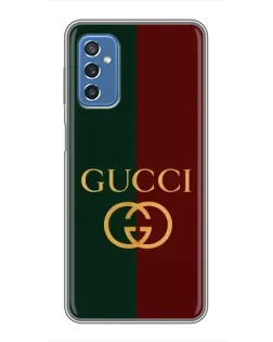 Чохол для Samsung Galaxy M52 з картинкою «Gucci — темно-зелений градієнт»