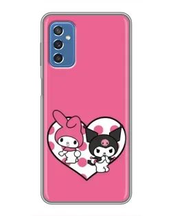 Чехол для Samsung Galaxy M52 с картинкой «Kuromi и My Melody»