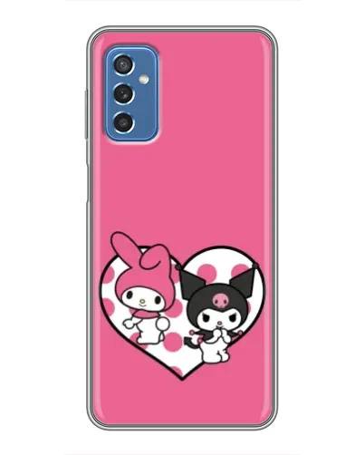 Чехол для Samsung Galaxy M52 с картинкой «Kuromi и My Melody»