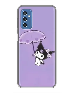 Чехол для Samsung Galaxy M52 с картинкой «Kuromi с зонтиком»
