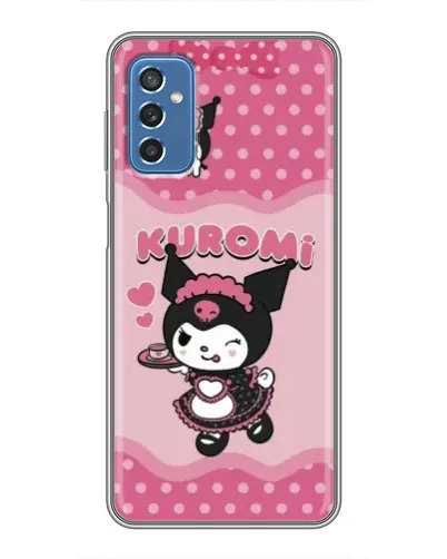 Чехол для Samsung Galaxy M52 с картинкой «Kuromi в очках»