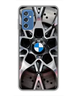 Чехол для Samsung Galaxy M52 с картинкой «BMW — деталь диска»