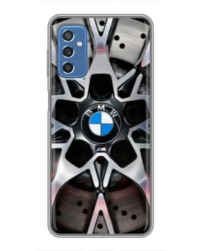 Чехол для Samsung Galaxy M52 с картинкой «BMW — деталь диска» Чехол для Samsung Galaxy M52 с картинкой «BMW — деталь диска»