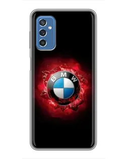 Чехол для Samsung Galaxy M52 с картинкой «Логотип BMW — вспышка»