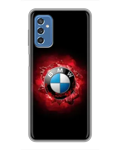 Чехол для Samsung Galaxy M52 с картинкой «Логотип BMW — вспышка» Чехол для Samsung Galaxy M52 с картинкой «Логотип BMW — вспышка»