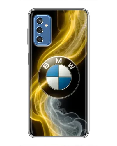 Чехол для Samsung Galaxy M52 с картинкой «Золотистый дым BMW» Чехол для Samsung Galaxy M52 с картинкой «Золотистый дым BMW»