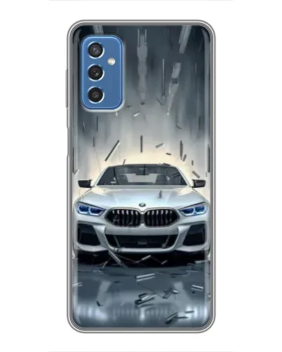 Чехол для Samsung Galaxy M52 с картинкой «BMW в свете фар» Чехол для Samsung Galaxy M52 с картинкой «BMW в свете фар»