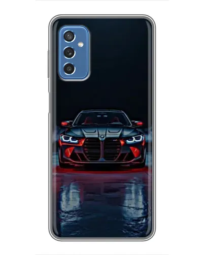 Чехол для Samsung Galaxy M52 с картинкой «BMW на мокрой дороге» Чехол для Samsung Galaxy M52 с картинкой «BMW на мокрой дороге»