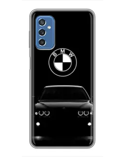 Чехол для Samsung Galaxy M52 с картинкой «BMW — взгляд из темноты»