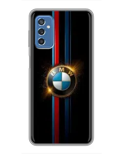 Чехол для Samsung Galaxy M52 с картинкой «BMW M-Power неон»