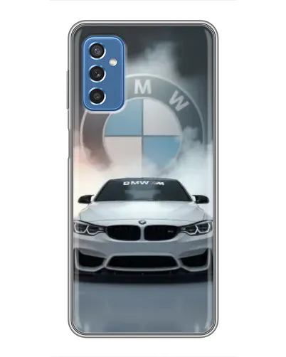 Чехол для Samsung Galaxy M52 с картинкой «BMW в белом дыму» Чехол для Samsung Galaxy M52 с картинкой «BMW в белом дыму»