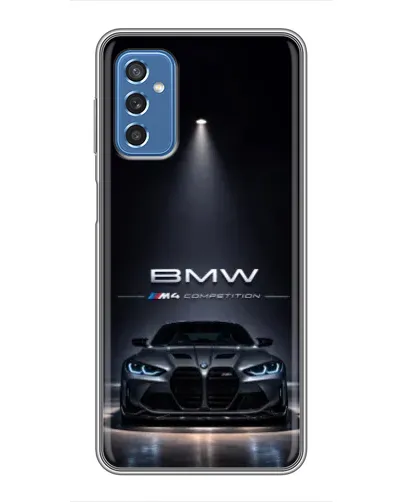 Чехол для Samsung Galaxy M52 с картинкой «BMW сквозь ночной город» Чехол для Samsung Galaxy M52 с картинкой «BMW сквозь ночной город»