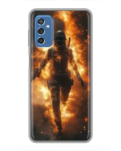 Чехол для Samsung Galaxy M52 с картинкой «BMW — скорость в дожде» Чехол для Samsung Galaxy M52 с картинкой «BMW — скорость в дожде»