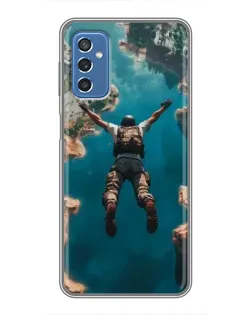 Чехол для Samsung Galaxy M52 с картинкой «PUBG — свободное падение»