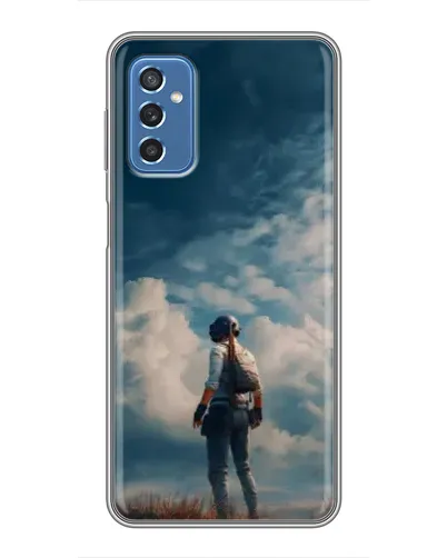 Чехол для Samsung Galaxy M52 с картинкой «Герой PUBG на скале» Чехол для Samsung Galaxy M52 с картинкой «Герой PUBG на скале»