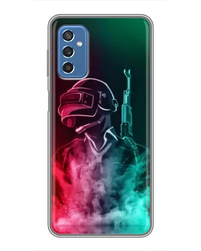 Чехол для Samsung Galaxy M52 с картинкой «PUBG — огненный воин» Чехол для Samsung Galaxy M52 с картинкой «PUBG — огненный воин»