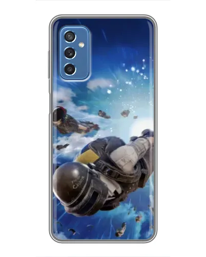 Чехол для Samsung Galaxy M52 с картинкой «Десант PUBG — прыжок» Чехол для Samsung Galaxy M52 с картинкой «Десант PUBG — прыжок»