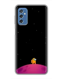 Чехол для Samsung Galaxy M52 с картинкой «Одинокий герой на планете»