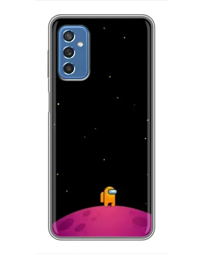 Чехол для Samsung Galaxy M52 с картинкой «Одинокий герой на планете»