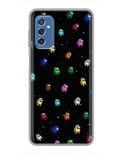 Чехол для Samsung Galaxy M52 с картинкой «Экипаж Among Us»