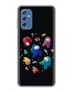 Чехол для Samsung Galaxy M52 с картинкой «Among Us космос»