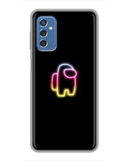 Чехол для Samsung Galaxy M52 с картинкой «Among Us градиент»