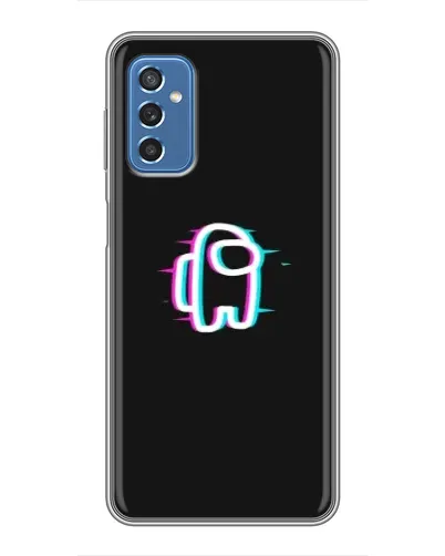Чехол для Samsung Galaxy M52 с картинкой «Among Us неон»