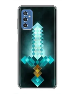 Чохол для Samsung Galaxy M52 з картинкою «Алмазний меч неон»