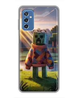 Чохол для Samsung Galaxy M52 з картинкою «Кріпер у светрі»