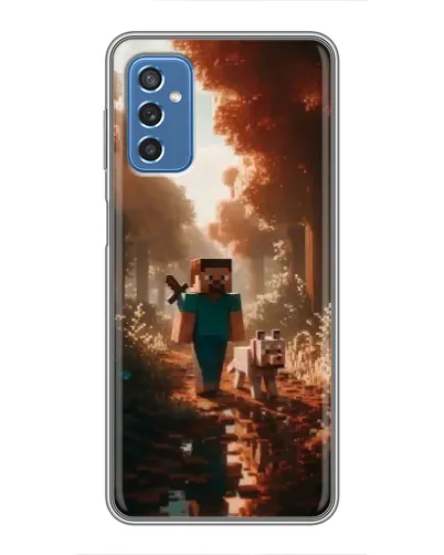 Чохол для Samsung Galaxy M52 з картинкою «Стів у лісі»