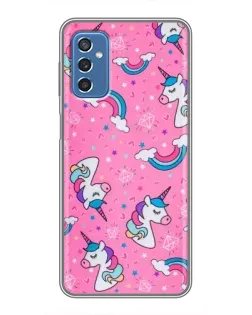 Чохол для Samsung Galaxy M52 з картинкою «Unicorn паттерн рожевий» Чохол для Samsung Galaxy M52 з картинкою «Unicorn паттерн рожевий»