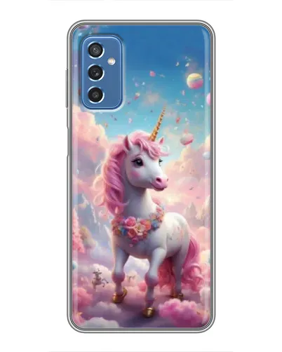 Чохол для Samsung Galaxy M52 з картинкою «Єдиноріг серед хмар»