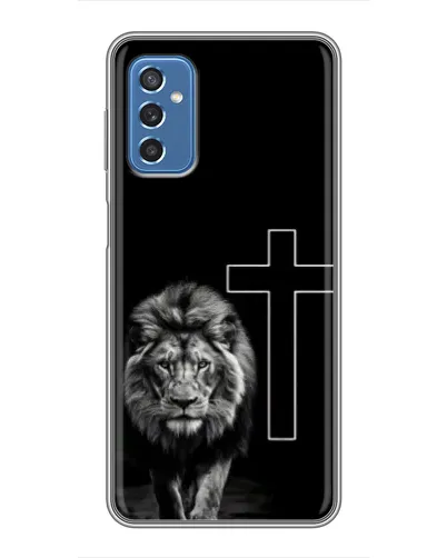 Чехол для Samsung Galaxy M52 с картинкой «Лев и Крест» Чехол для Samsung Galaxy M52 с картинкой «Лев и Крест»