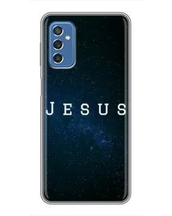 Чехол для Samsung Galaxy M52 с картинкой «Звездное небо Jesus»