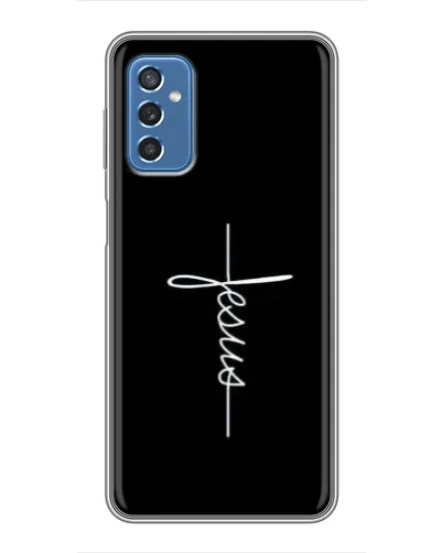 Чехол для Samsung Galaxy M52 с картинкой «Тонкая линия веры» Чехол для Samsung Galaxy M52 с картинкой «Тонкая линия веры»