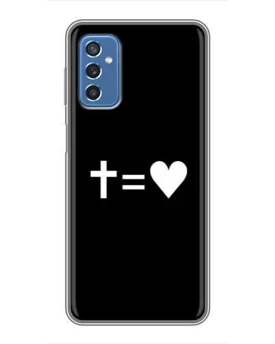 Чехол для Samsung Galaxy M52 с картинкой «Крест и Сердце» Чехол для Samsung Galaxy M52 с картинкой «Крест и Сердце»