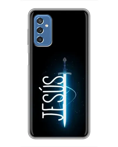 Чехол для Samsung Galaxy M52 с картинкой «Меч Духа Jesus» Чехол для Samsung Galaxy M52 с картинкой «Меч Духа Jesus»