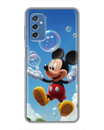 Чохол для Samsung Galaxy M52 з картинкою «Mickey та мильні бульбашки»