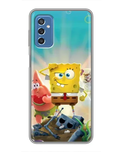 Чохол для Samsung Galaxy M52 з картинкою «Спанч Боб переможець»