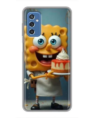 Чохол для Samsung Galaxy M52 з картинкою «Кухар Спанч Боб»
